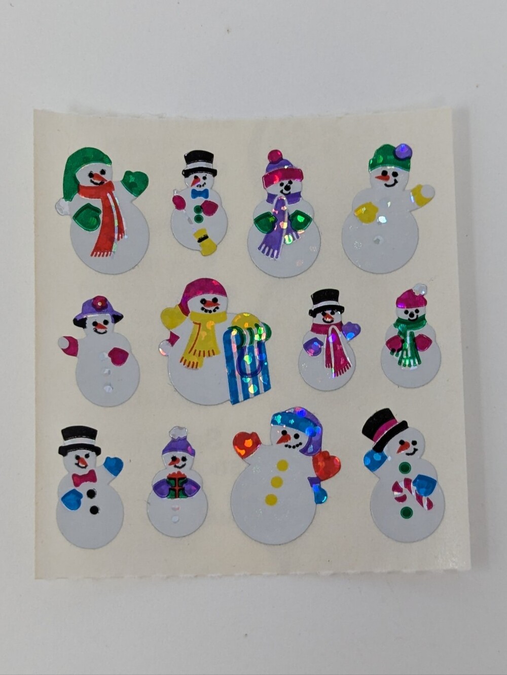 Sandylion Stickers Vintage Snowmen Winter Snow